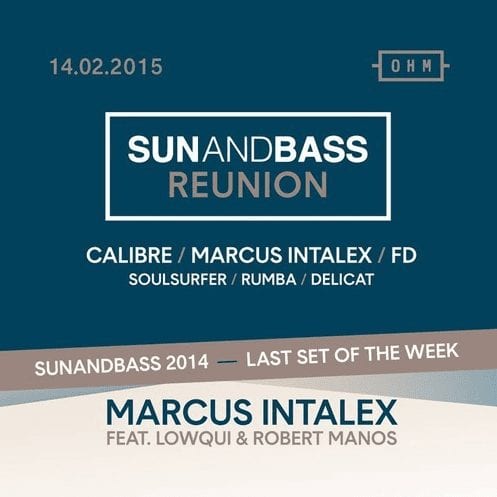 Marcus Intalex w/ Lowqui & Robert Manos – Live @ Sun And Bass 2014
